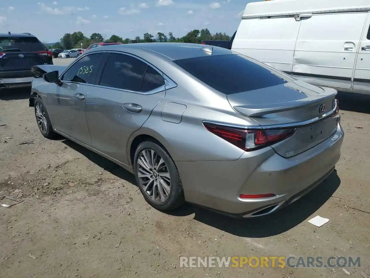 3 Photograph of a damaged car 58ADZ1B13MU105119 LEXUS ES350 2021