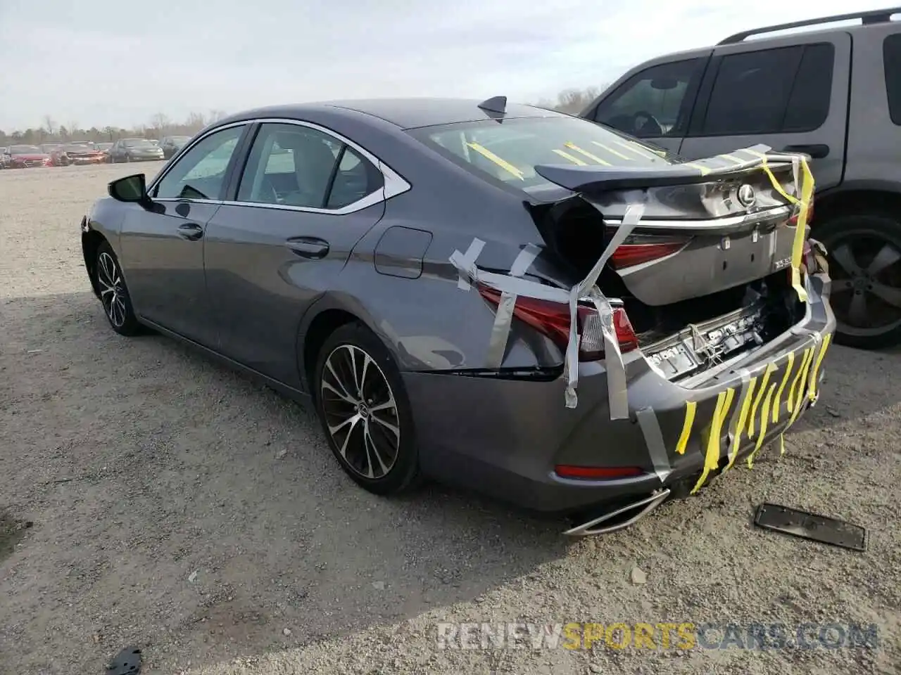 3 Photograph of a damaged car 58ADZ1B14MU092896 LEXUS ES350 2021