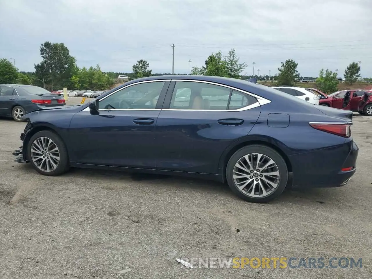 2 Photograph of a damaged car 58ADZ1B14MU103962 LEXUS ES350 2021