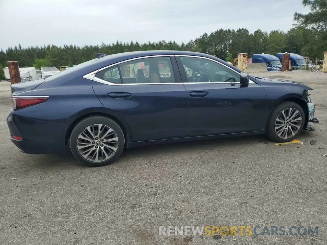 3 Photograph of a damaged car 58ADZ1B14MU103962 LEXUS ES350 2021