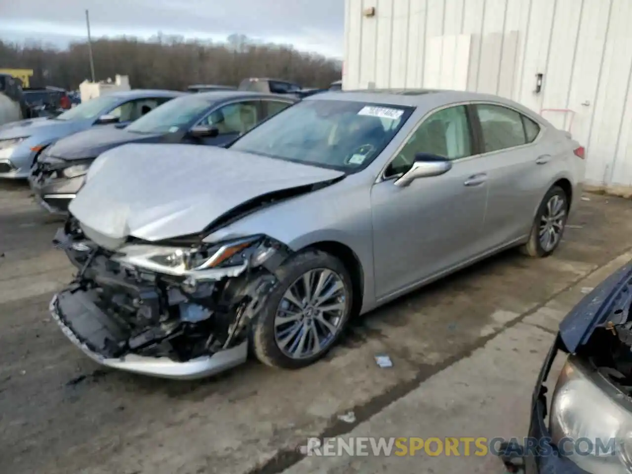 1 Photograph of a damaged car 58ADZ1B14MU104674 LEXUS ES350 2021