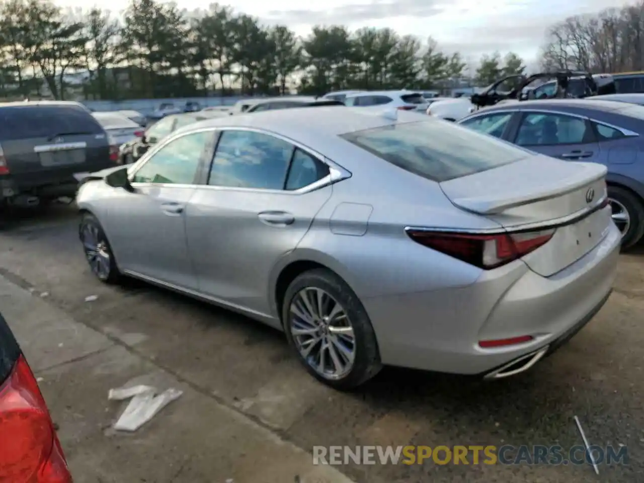 2 Photograph of a damaged car 58ADZ1B14MU104674 LEXUS ES350 2021