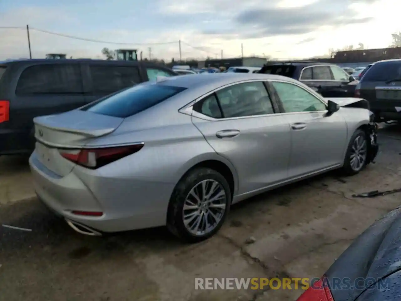 3 Photograph of a damaged car 58ADZ1B14MU104674 LEXUS ES350 2021