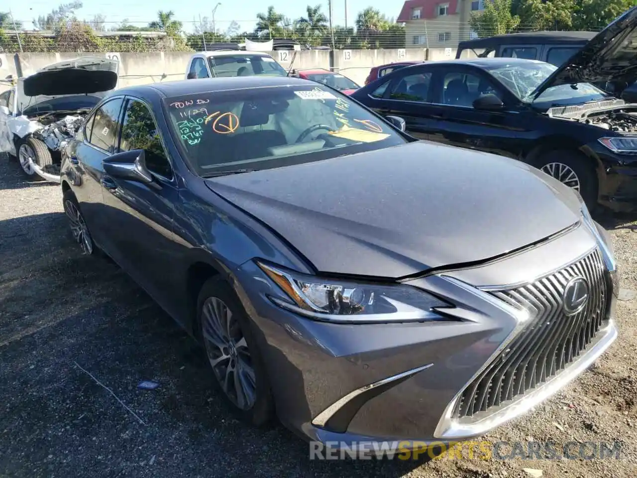 1 Photograph of a damaged car 58ADZ1B15MU085827 LEXUS ES350 2021