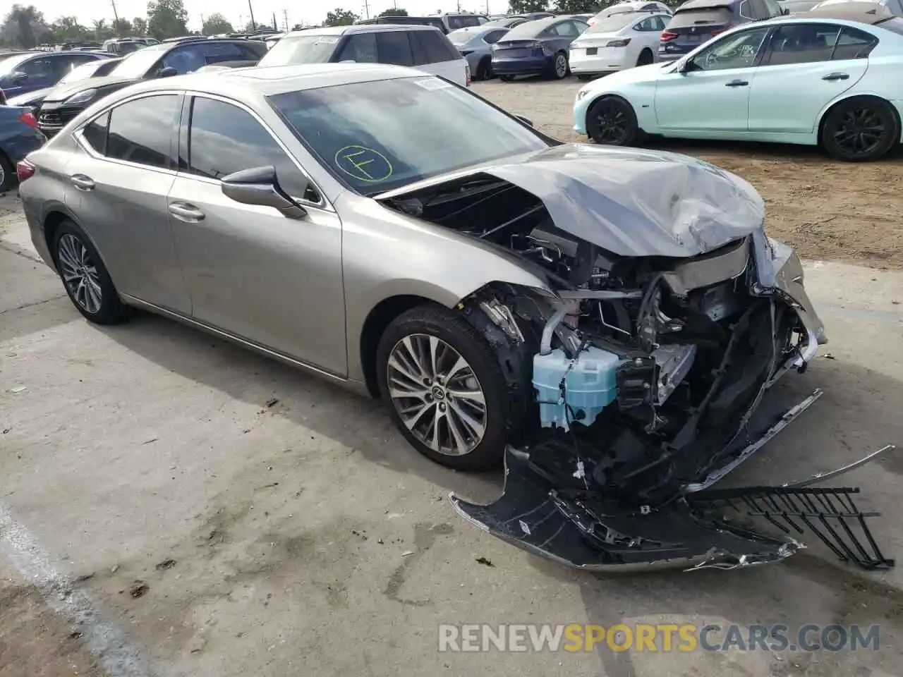 1 Photograph of a damaged car 58ADZ1B15MU106546 LEXUS ES350 2021