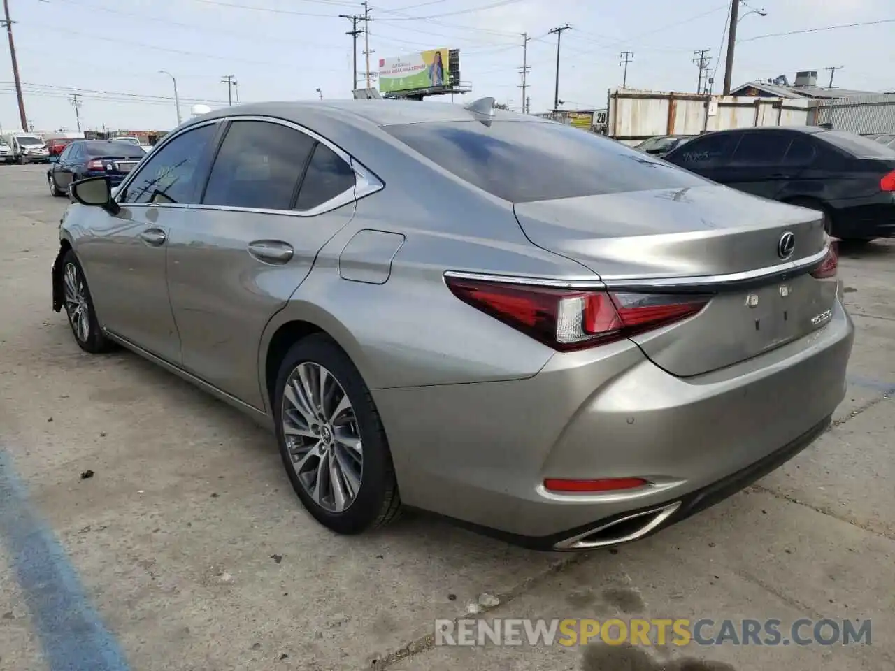 3 Photograph of a damaged car 58ADZ1B15MU106546 LEXUS ES350 2021