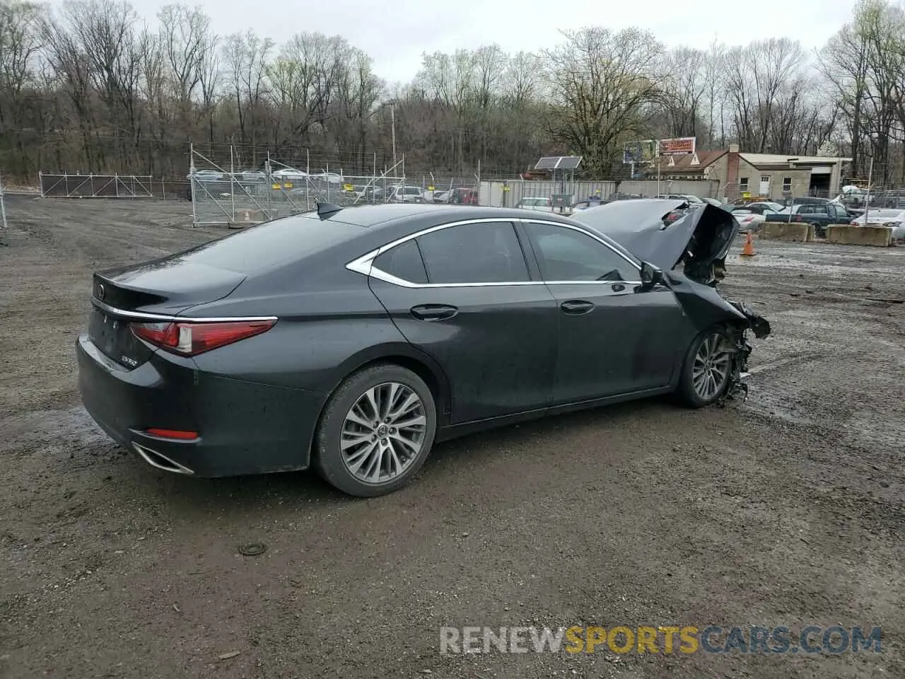 3 Photograph of a damaged car 58ADZ1B16MU087070 LEXUS ES350 2021