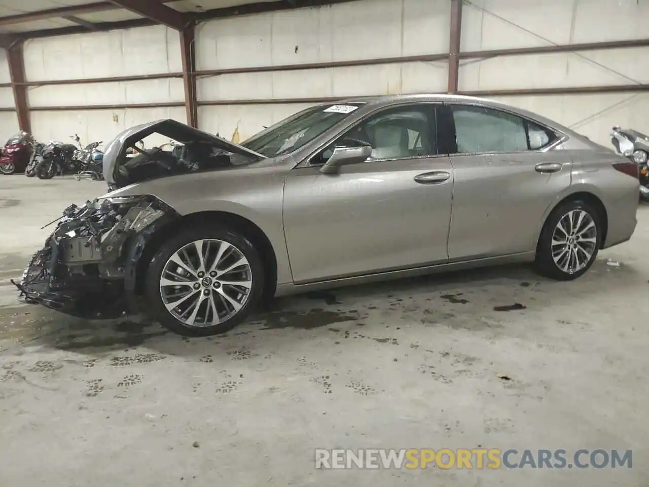 1 Photograph of a damaged car 58ADZ1B16MU093340 LEXUS ES350 2021