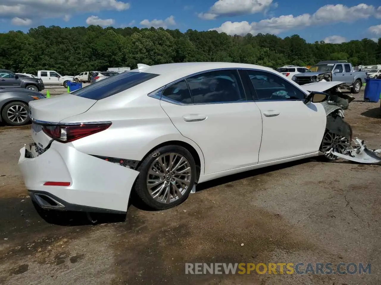 3 Photograph of a damaged car 58ADZ1B16MU098179 LEXUS ES350 2021