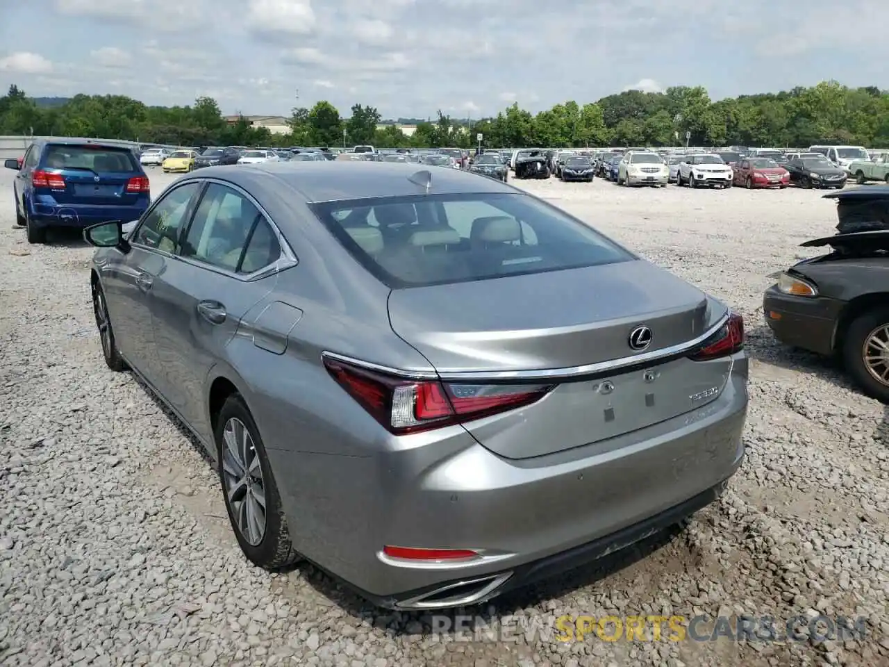 3 Photograph of a damaged car 58ADZ1B16MU107544 LEXUS ES350 2021