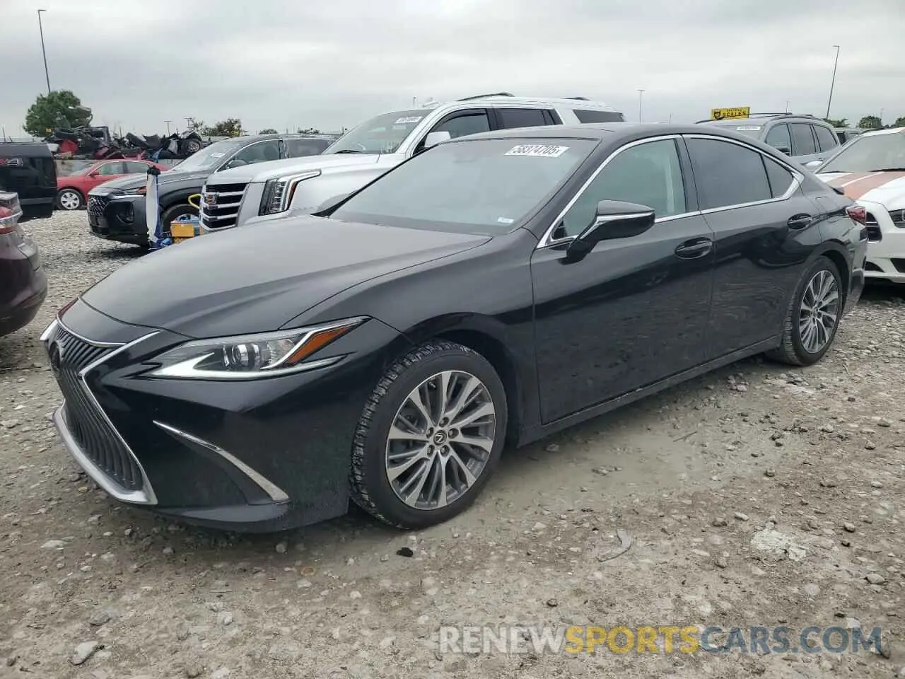 1 Photograph of a damaged car 58ADZ1B17MU101963 LEXUS ES350 2021