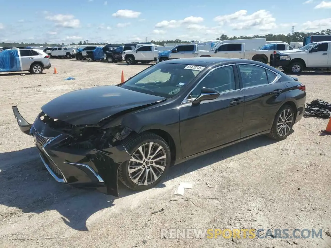 1 Photograph of a damaged car 58ADZ1B17MU108041 LEXUS ES350 2021