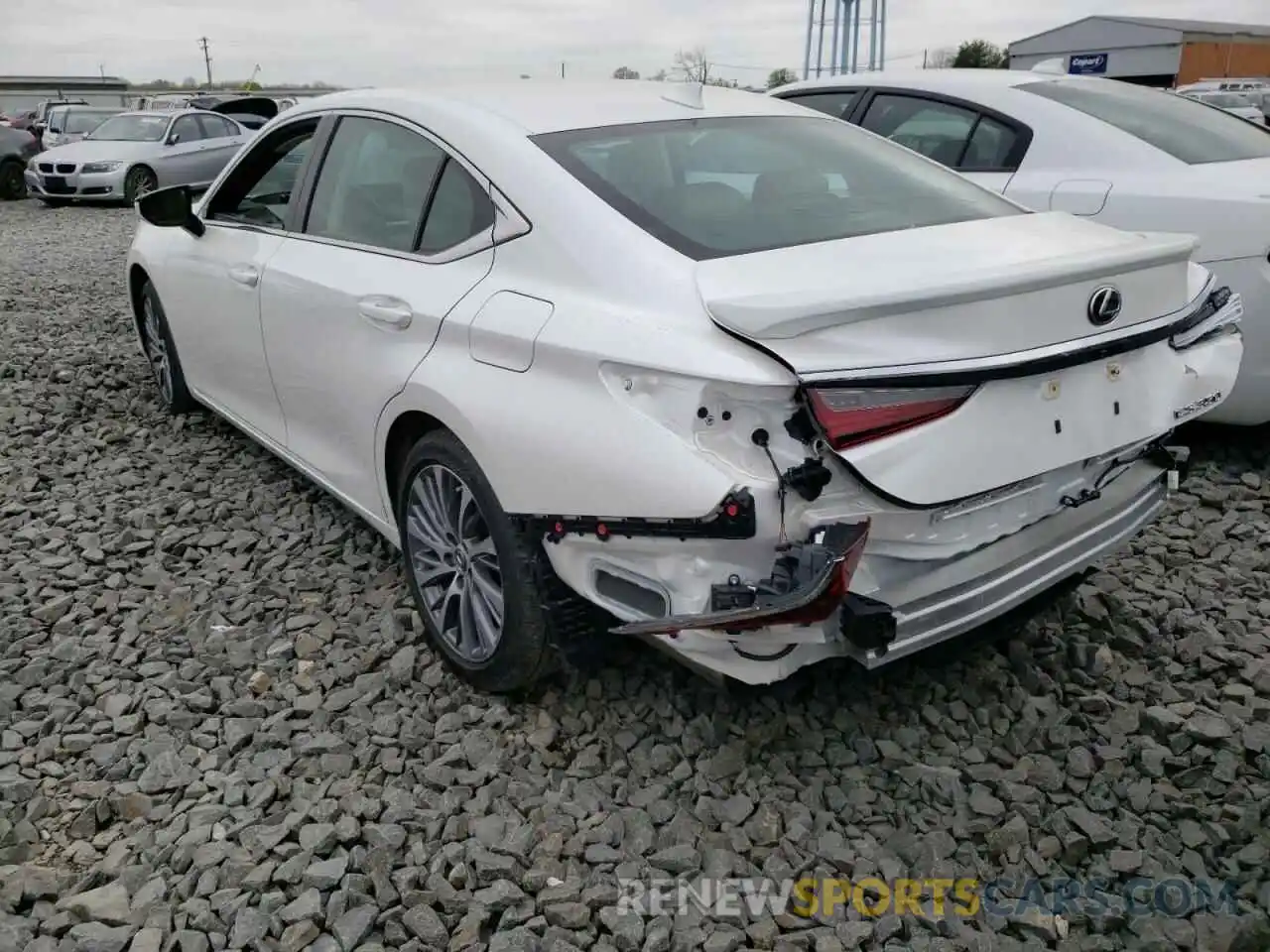 3 Photograph of a damaged car 58ADZ1B18MU092853 LEXUS ES350 2021