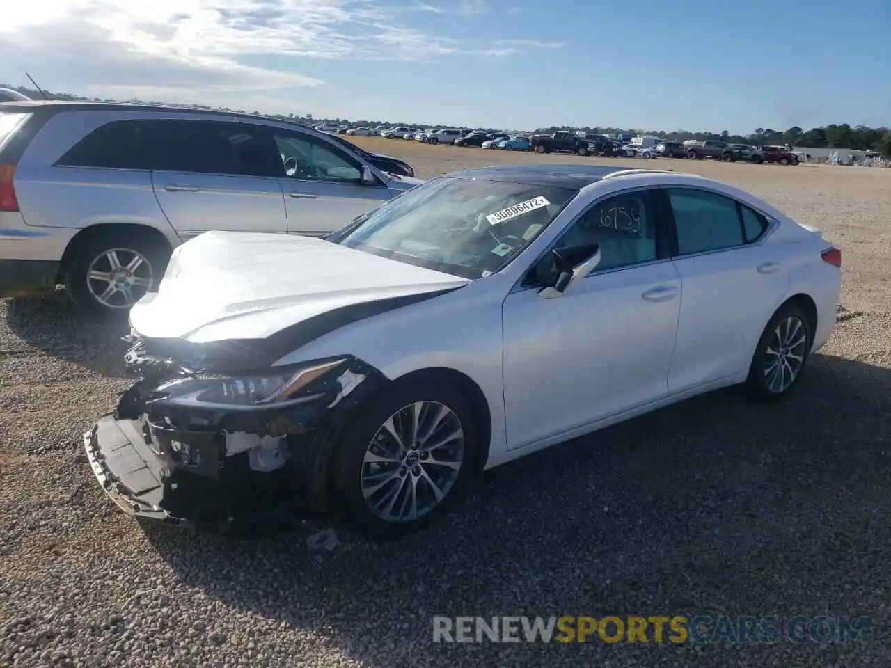 2 Photograph of a damaged car 58ADZ1B18MU096367 LEXUS ES350 2021