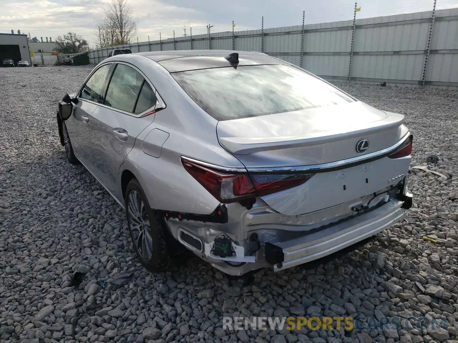 3 Photograph of a damaged car 58ADZ1B18MU100207 LEXUS ES350 2021