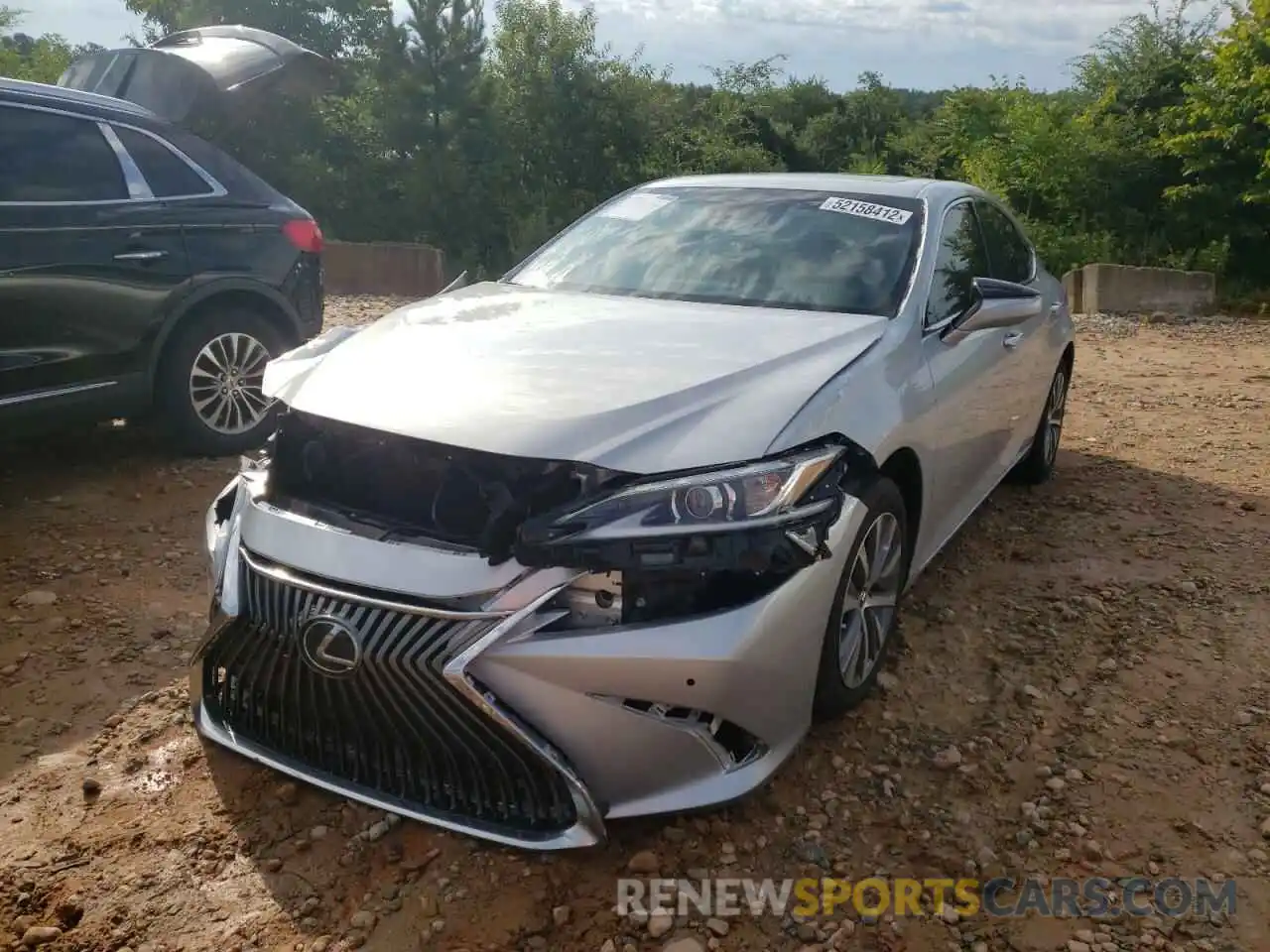 2 Photograph of a damaged car 58ADZ1B19MU100300 LEXUS ES350 2021