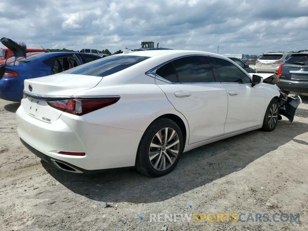 3 Photograph of a damaged car 58ADZ1B1XMU091204 LEXUS ES350 2021