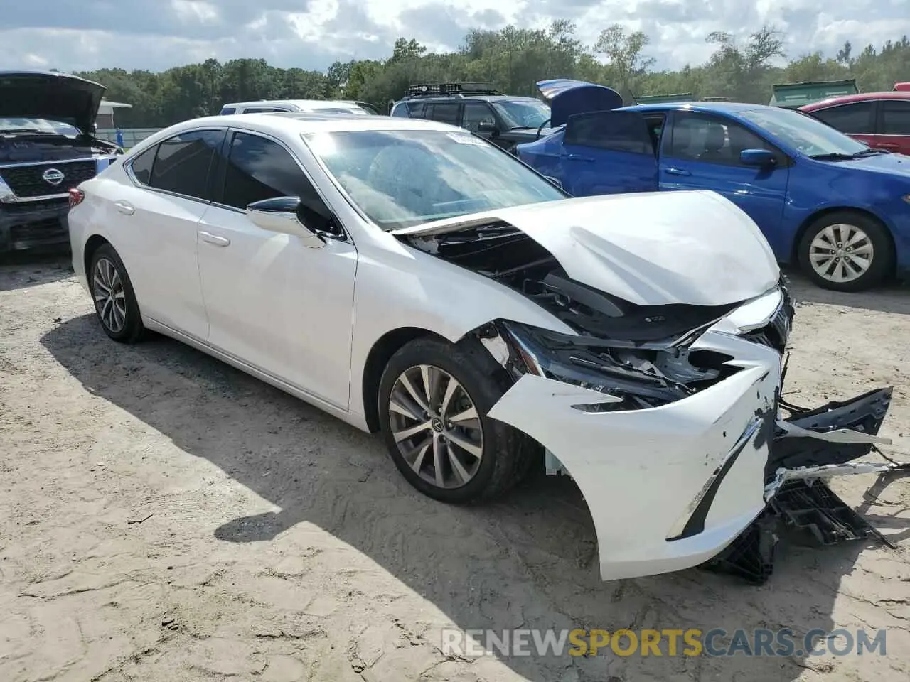 4 Photograph of a damaged car 58ADZ1B1XMU091204 LEXUS ES350 2021