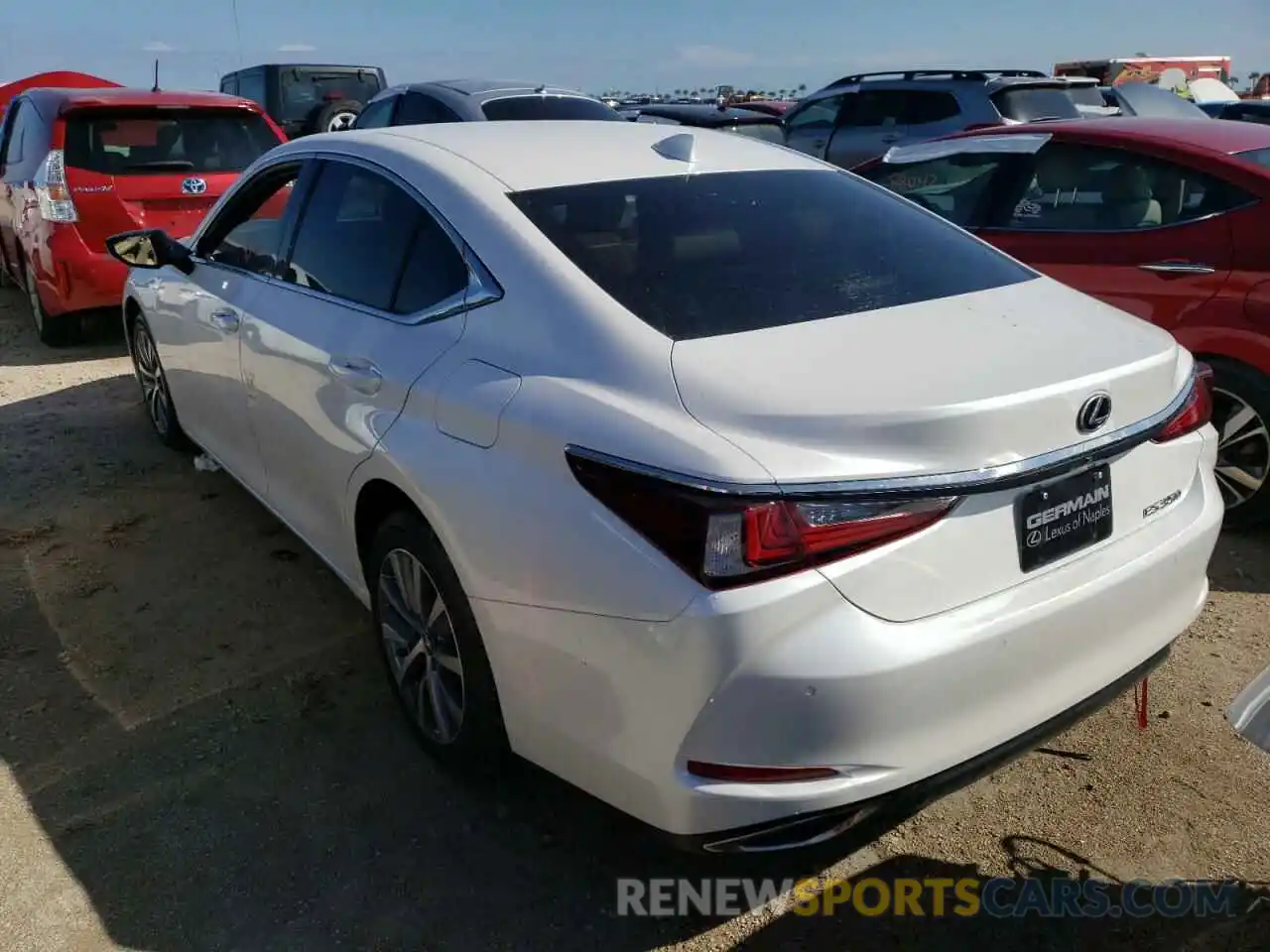 3 Photograph of a damaged car 58ADZ1B1XMU098816 LEXUS ES350 2021