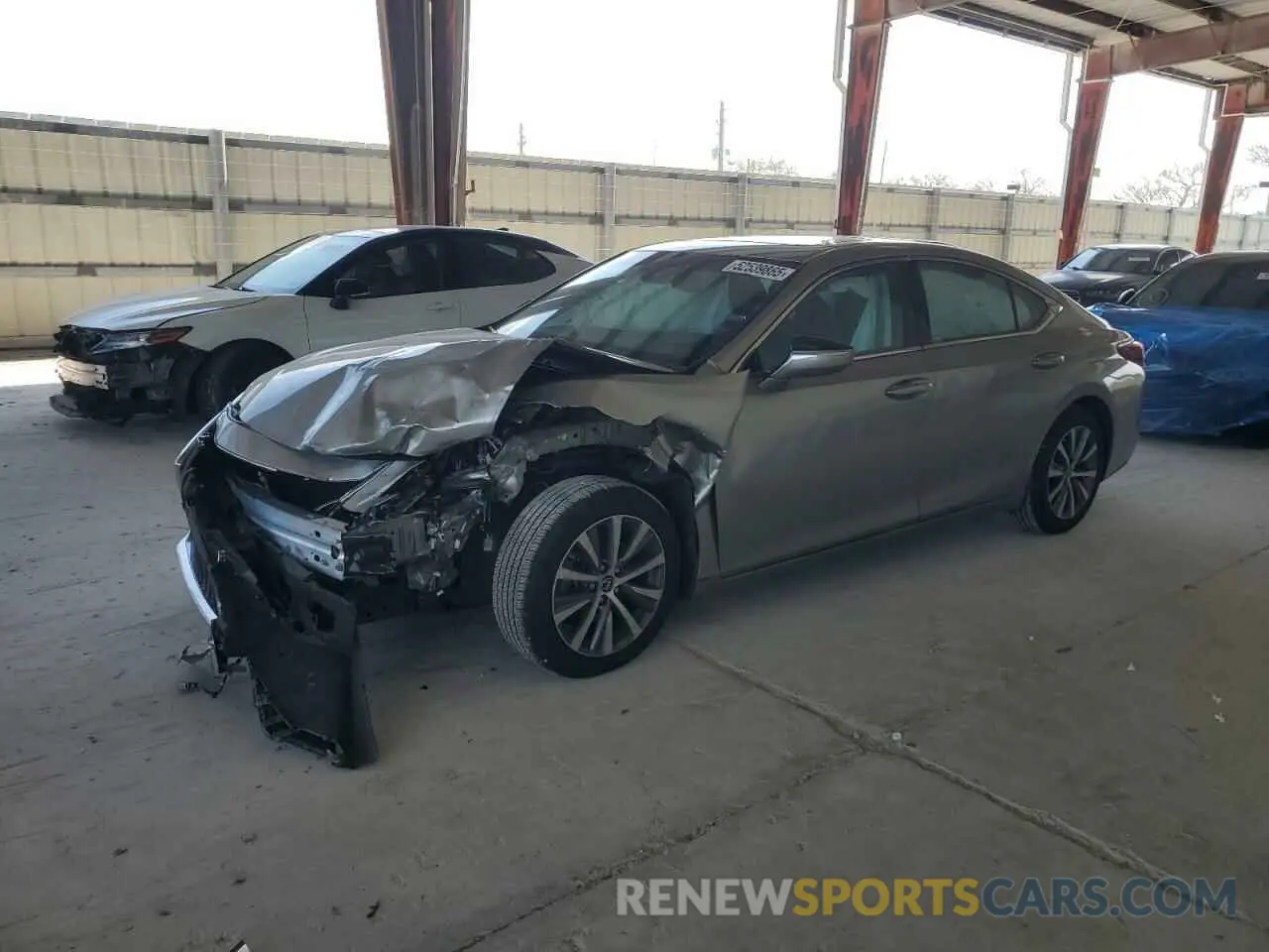 1 Photograph of a damaged car 58ADZ1B1XMU105764 LEXUS ES350 2021