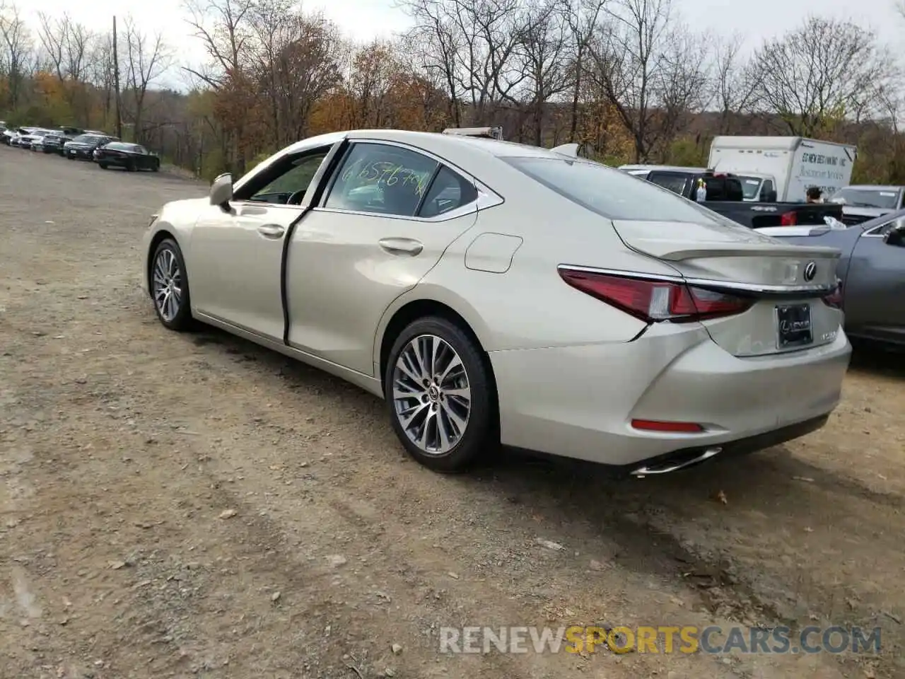 3 Photograph of a damaged car 58ADZ1B1XMU107739 LEXUS ES350 2021