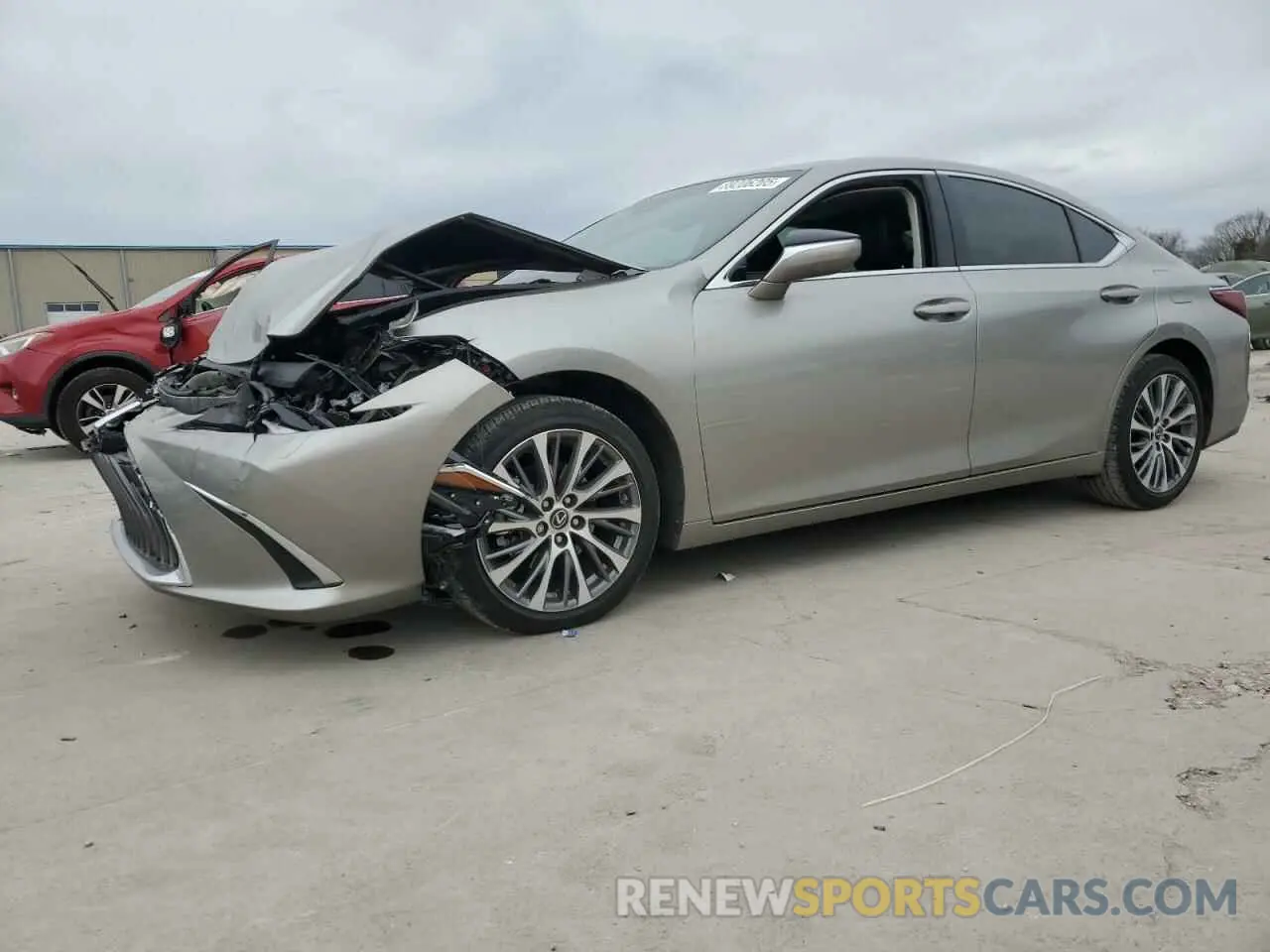 1 Photograph of a damaged car 58AEZ1B11MU083612 LEXUS ES350 2021