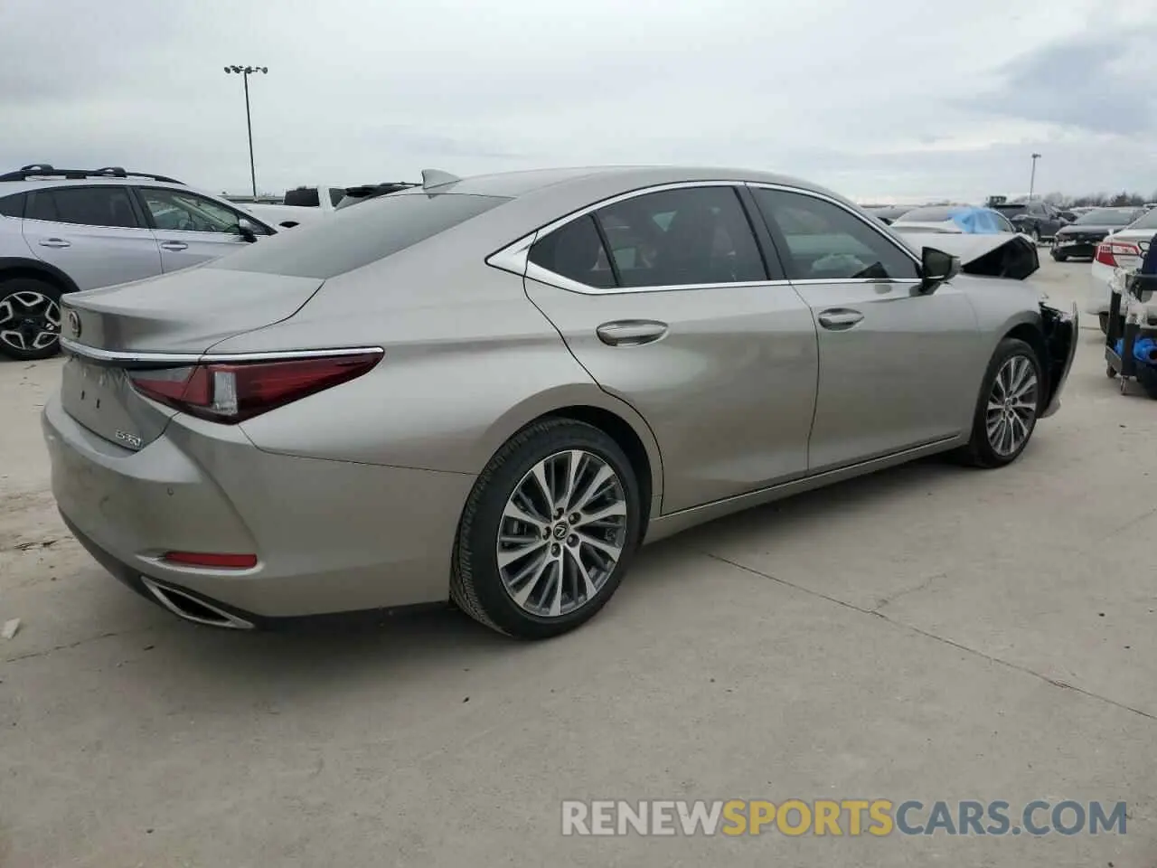 3 Photograph of a damaged car 58AEZ1B11MU083612 LEXUS ES350 2021