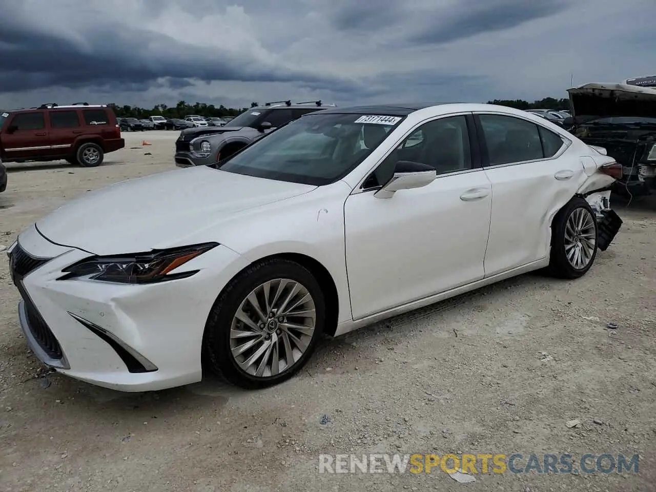 1 Photograph of a damaged car 58AEZ1B15MU092894 LEXUS ES350 2021