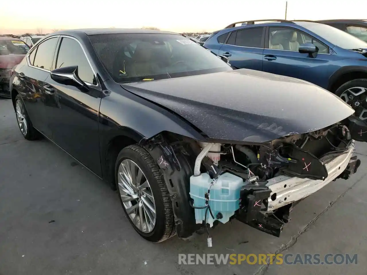 1 Photograph of a damaged car 58AFZ1B10MU090992 LEXUS ES350 2021