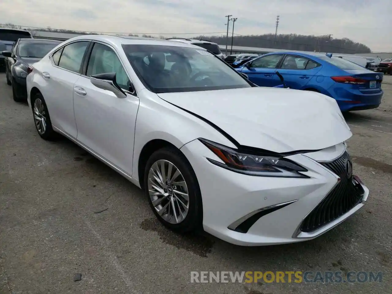 1 Photograph of a damaged car 58AFZ1B13MU103864 LEXUS ES350 2021