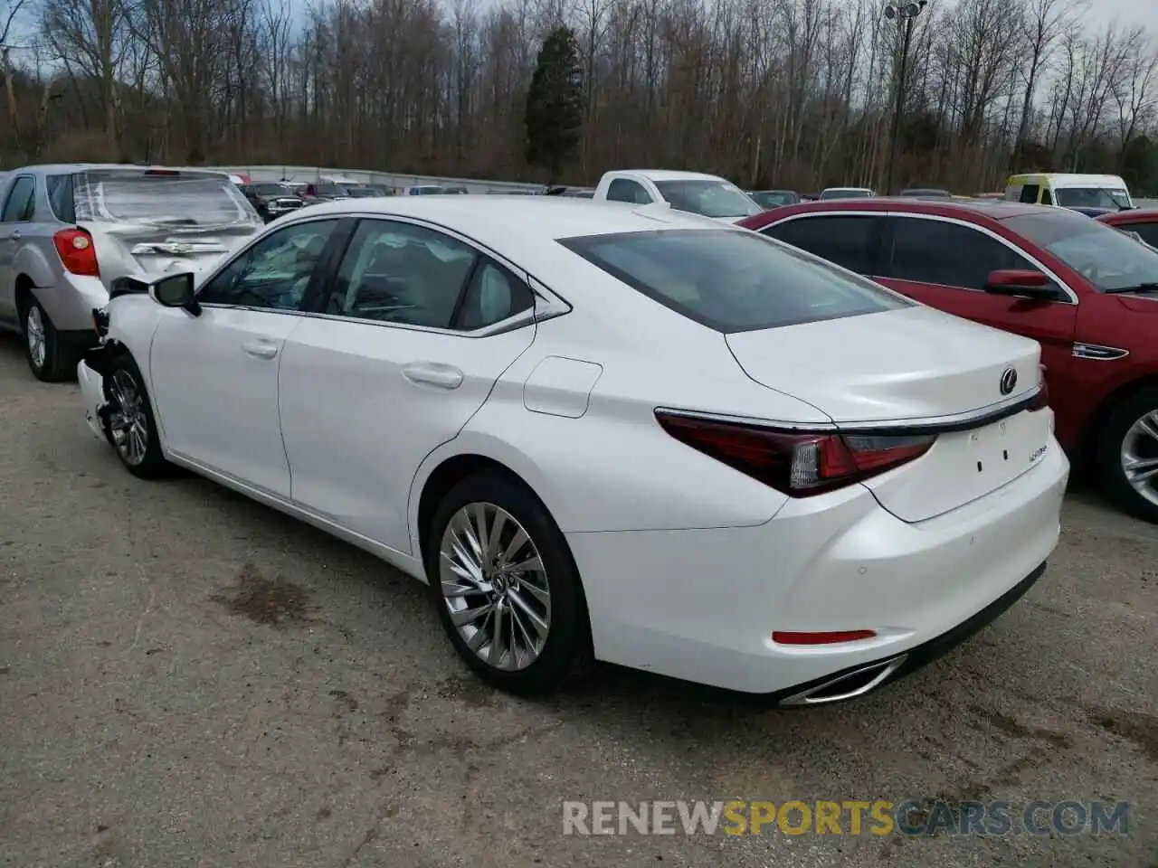 3 Photograph of a damaged car 58AFZ1B13MU103864 LEXUS ES350 2021