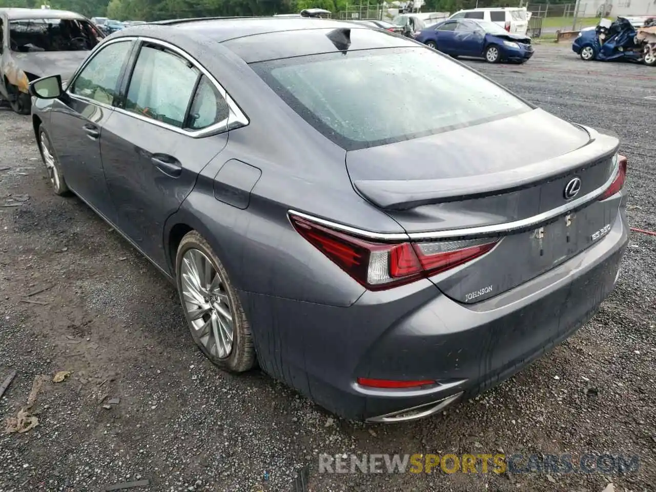 3 Photograph of a damaged car 58AFZ1B14MU085780 LEXUS ES350 2021