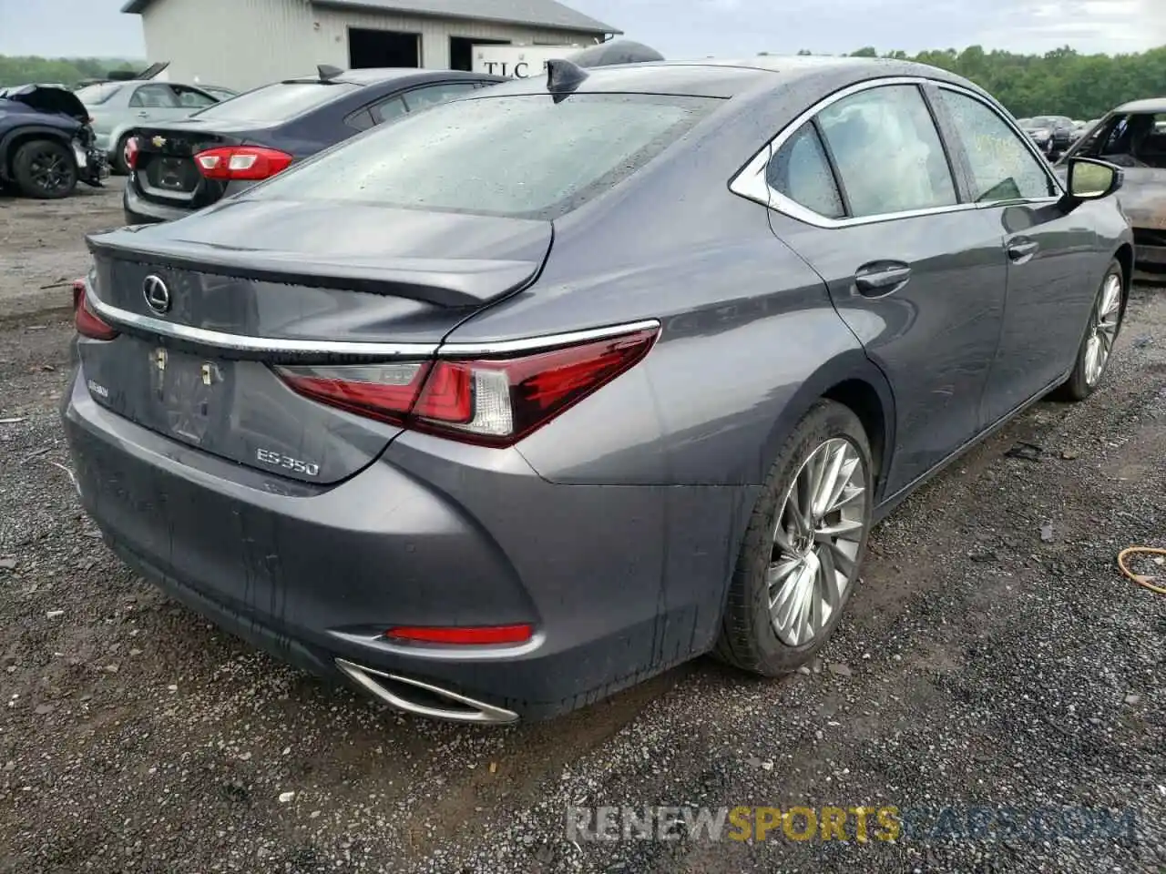 4 Photograph of a damaged car 58AFZ1B14MU085780 LEXUS ES350 2021