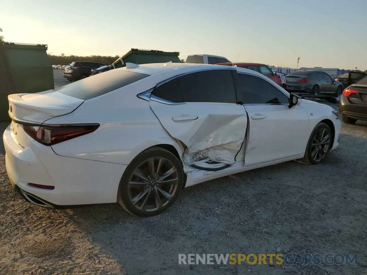 3 Photograph of a damaged car 58AGZ1B10MU088728 LEXUS ES350 2021