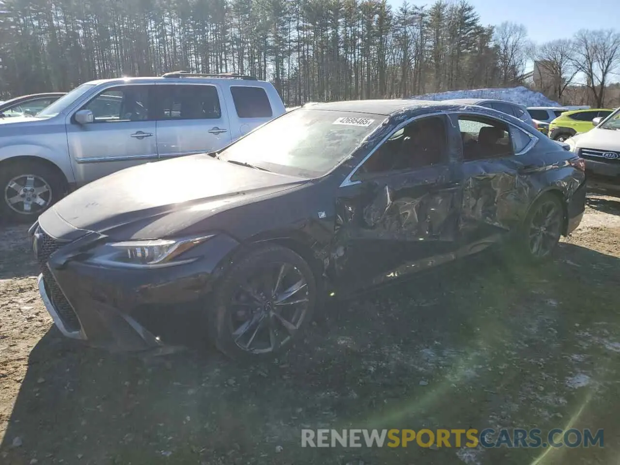 1 Photograph of a damaged car 58AGZ1B10MU110811 LEXUS ES350 2021