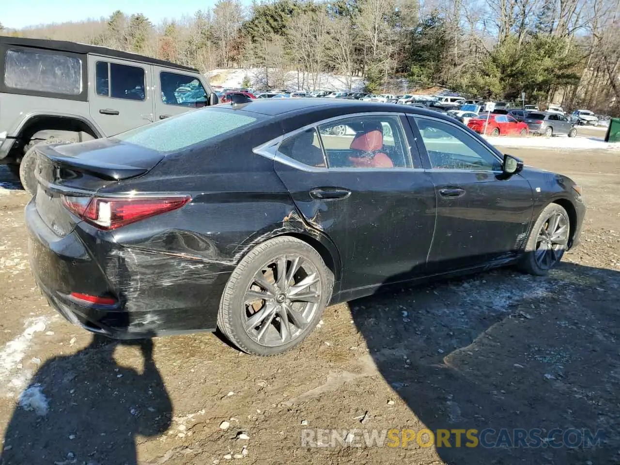 3 Photograph of a damaged car 58AGZ1B10MU110811 LEXUS ES350 2021
