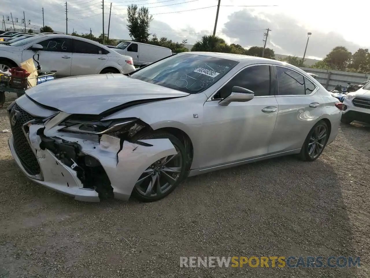 1 Photograph of a damaged car 58AGZ1B11MU090939 LEXUS ES350 2021