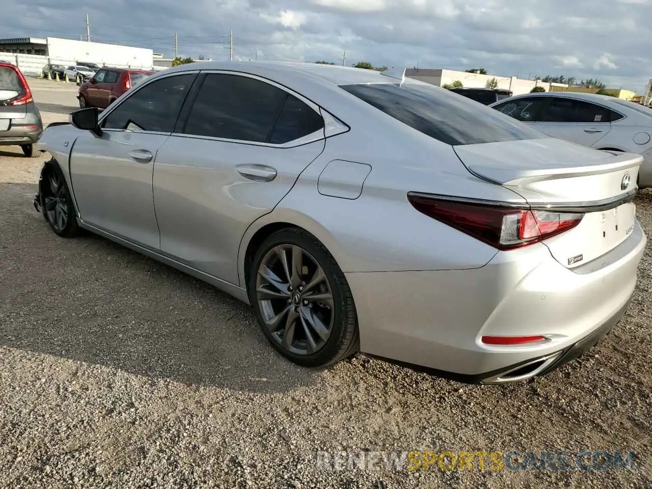 2 Photograph of a damaged car 58AGZ1B11MU090939 LEXUS ES350 2021