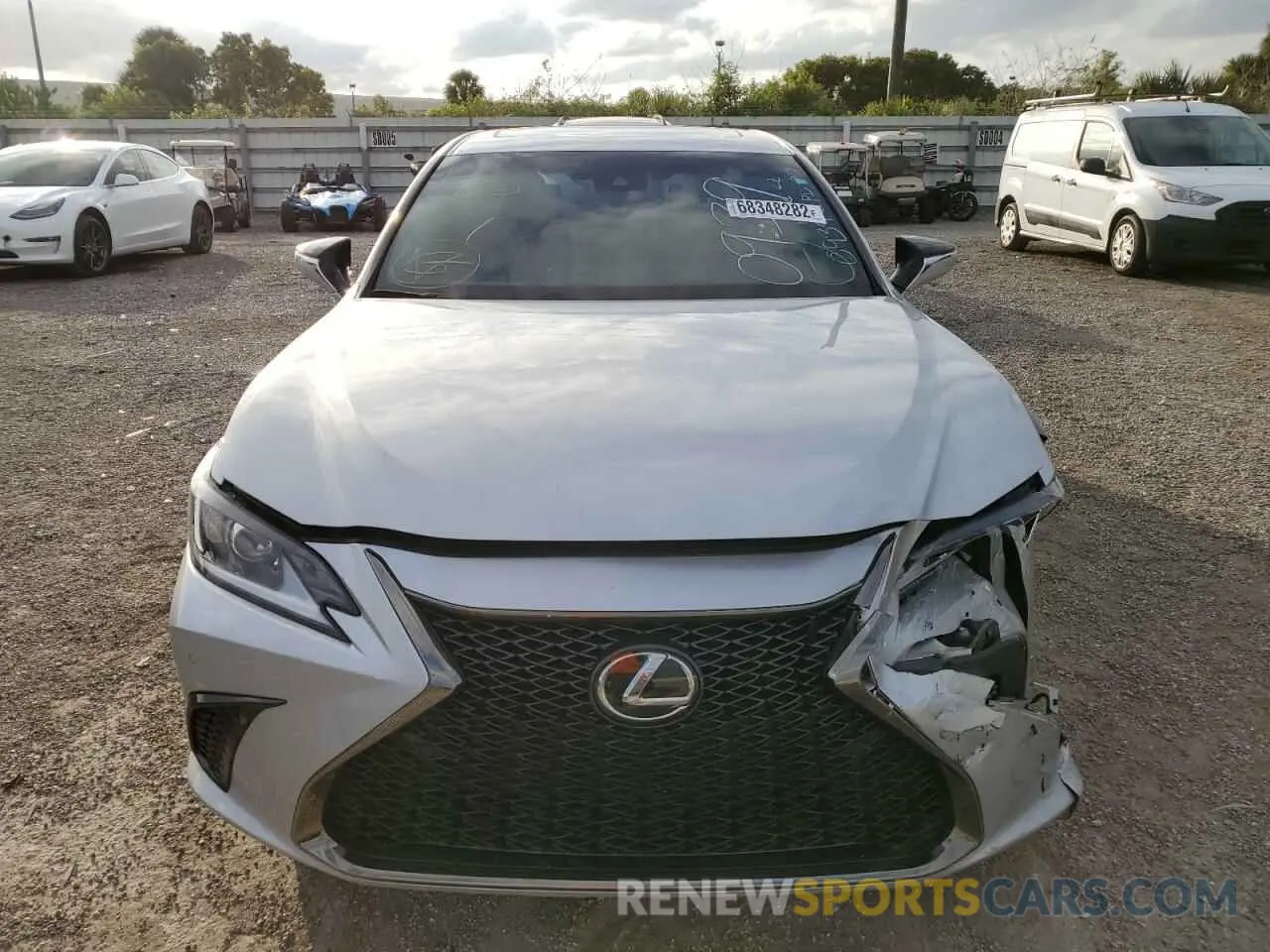 5 Photograph of a damaged car 58AGZ1B11MU090939 LEXUS ES350 2021
