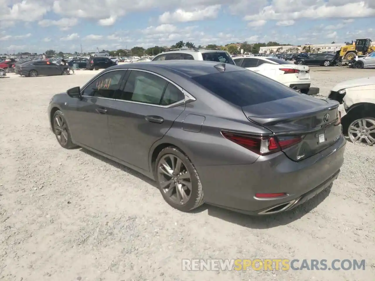 3 Photograph of a damaged car 58AGZ1B12MU087841 LEXUS ES350 2021