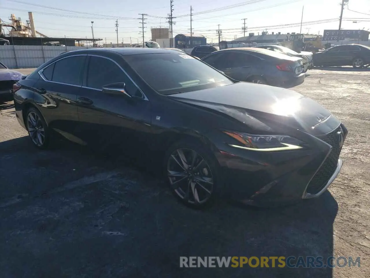 4 Photograph of a damaged car 58AGZ1B13MU083314 LEXUS ES350 2021