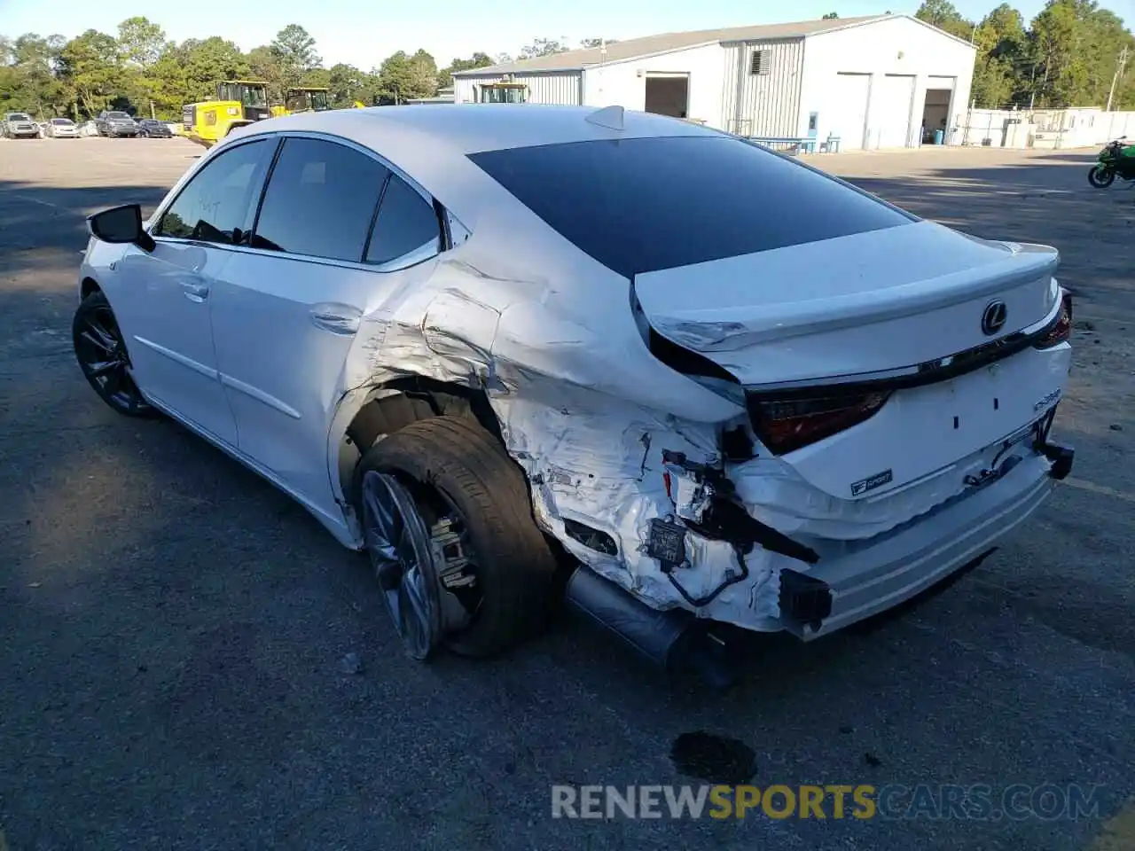 3 Photograph of a damaged car 58AGZ1B15MU083377 LEXUS ES350 2021