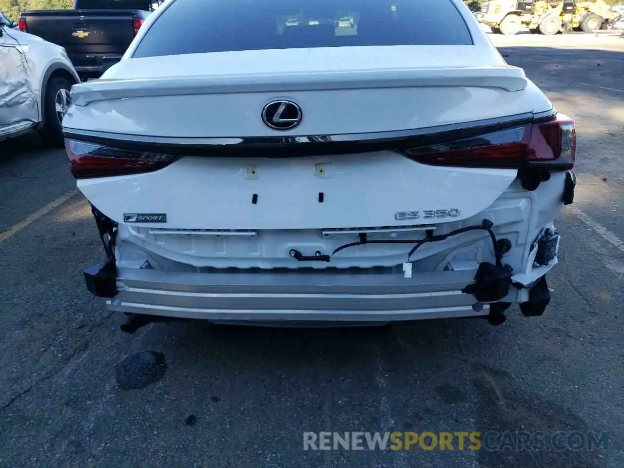 9 Photograph of a damaged car 58AGZ1B15MU083377 LEXUS ES350 2021