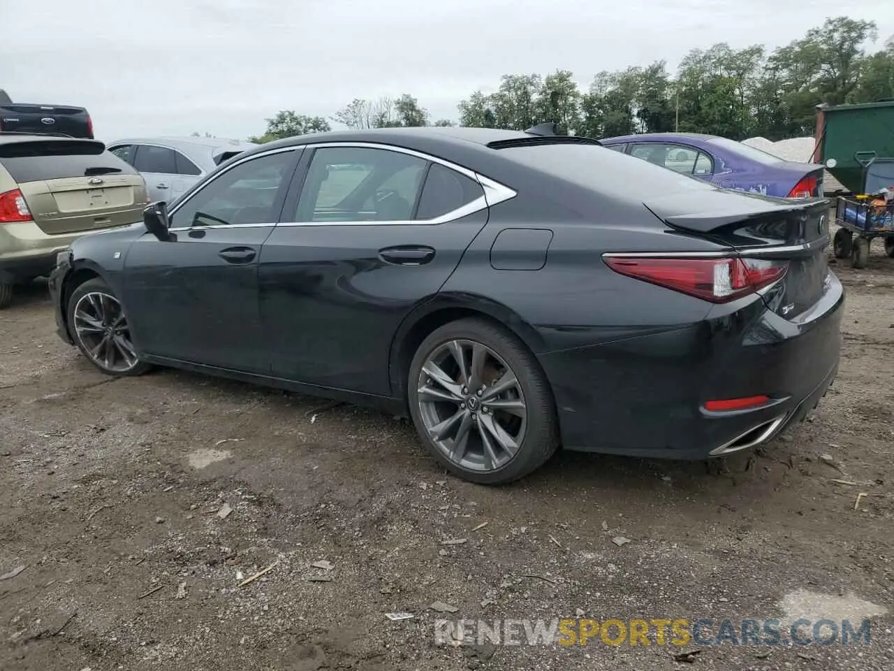 2 Photograph of a damaged car 58AGZ1B16MU089754 LEXUS ES350 2021
