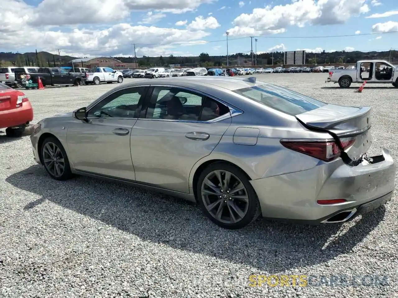 2 Photograph of a damaged car 58AGZ1B17MU108960 LEXUS ES350 2021