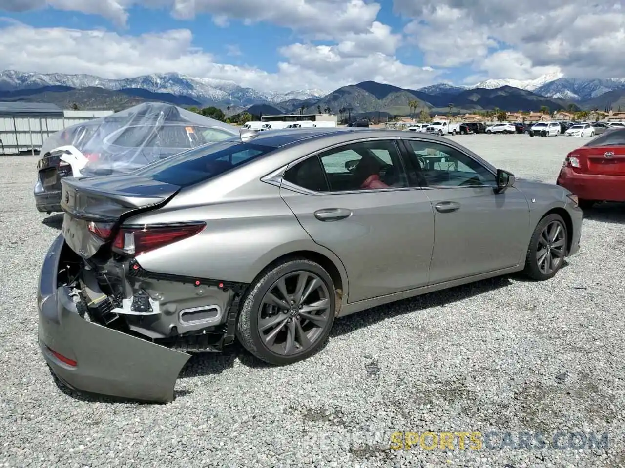 3 Photograph of a damaged car 58AGZ1B17MU108960 LEXUS ES350 2021