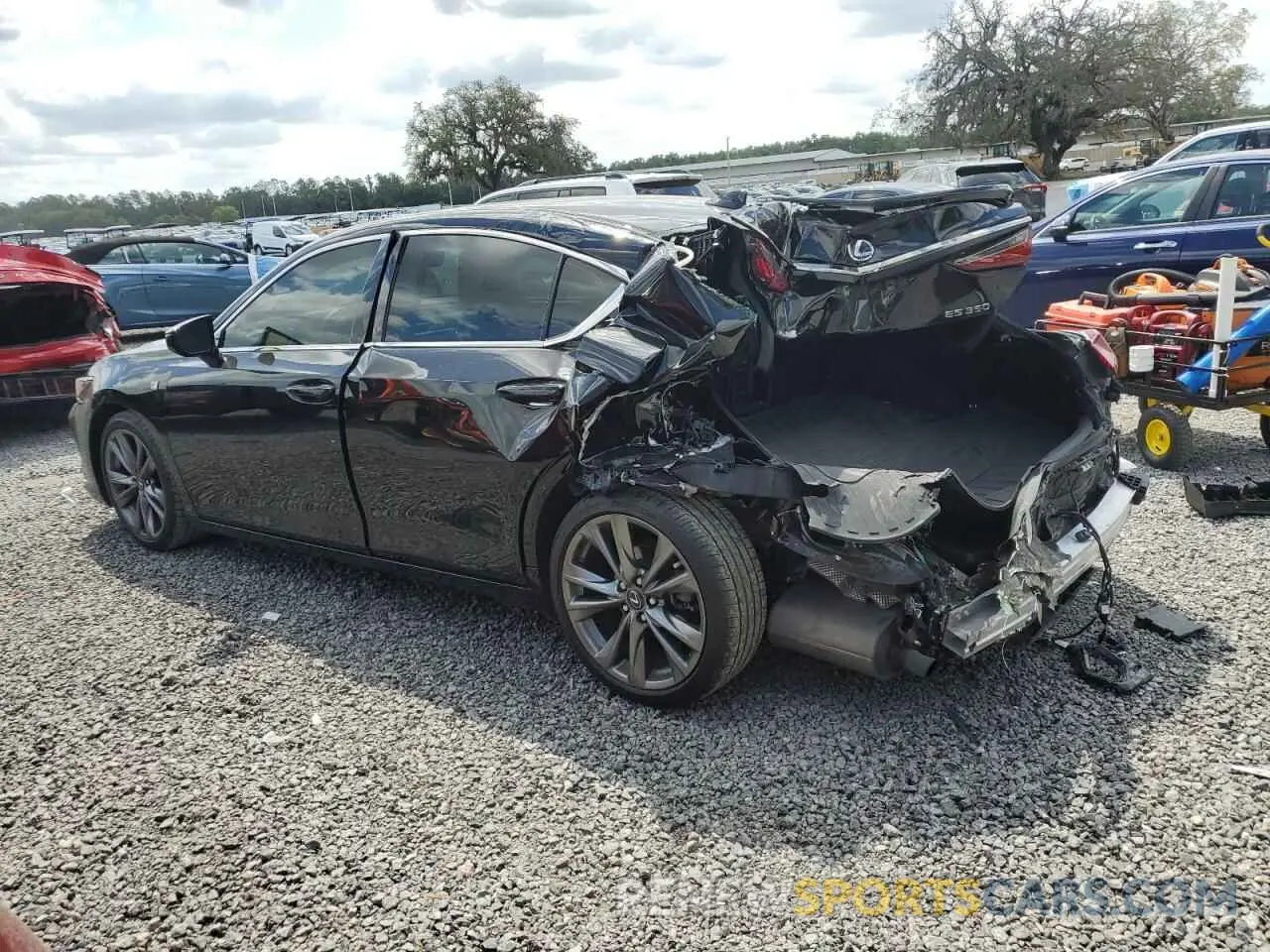 2 Photograph of a damaged car 58AGZ1B18MU090226 LEXUS ES350 2021