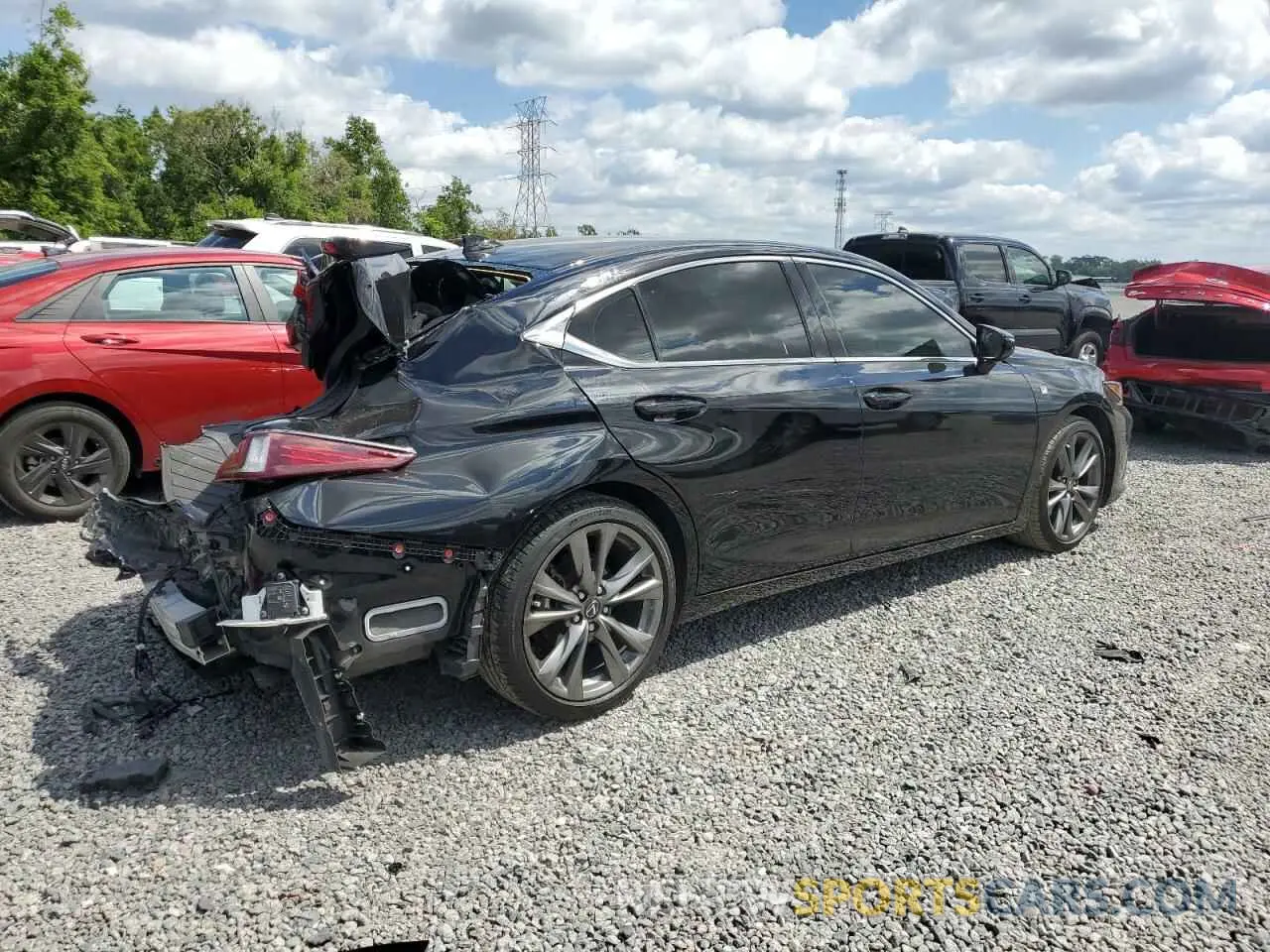 3 Photograph of a damaged car 58AGZ1B18MU090226 LEXUS ES350 2021