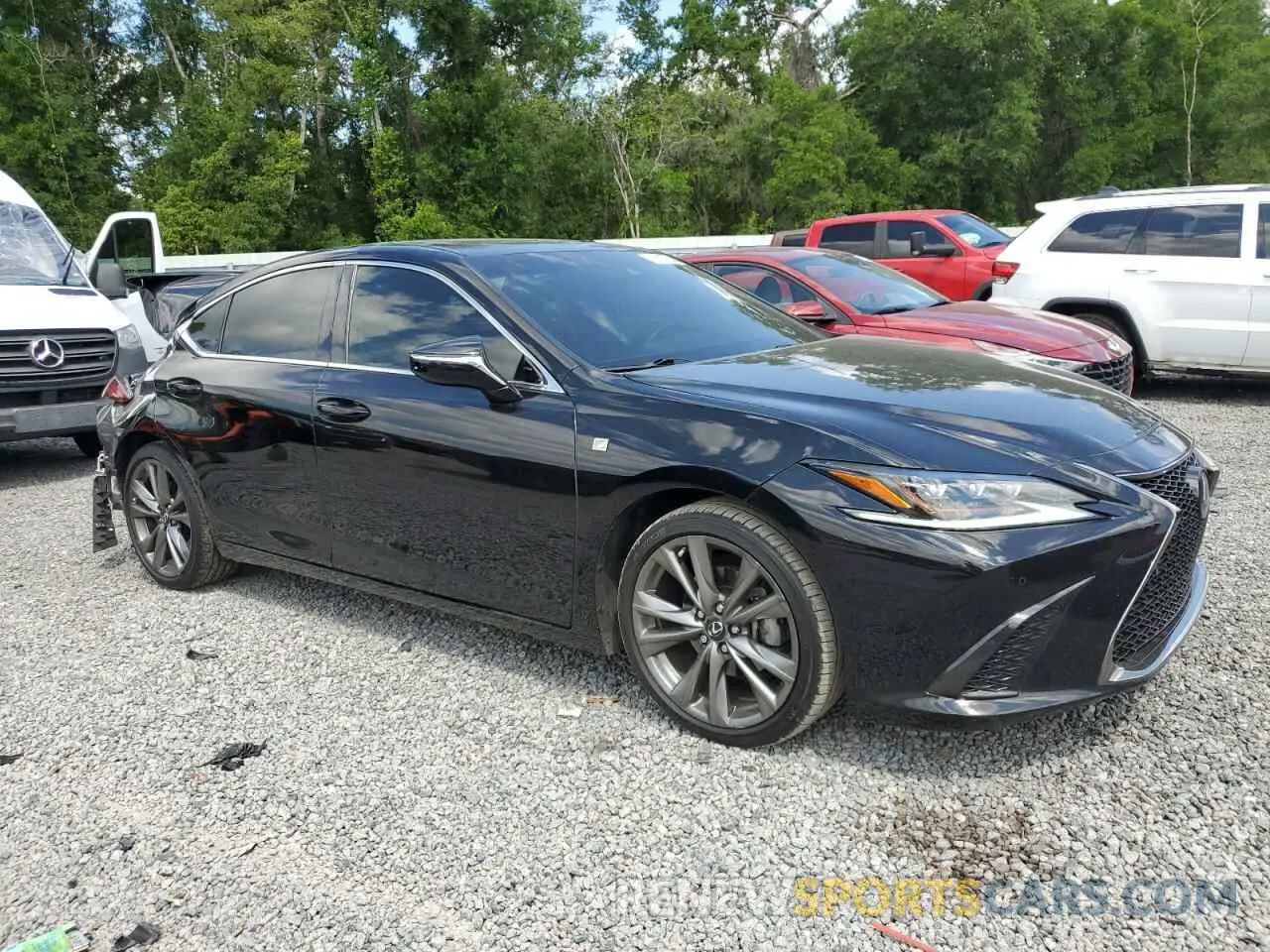 4 Photograph of a damaged car 58AGZ1B18MU090226 LEXUS ES350 2021