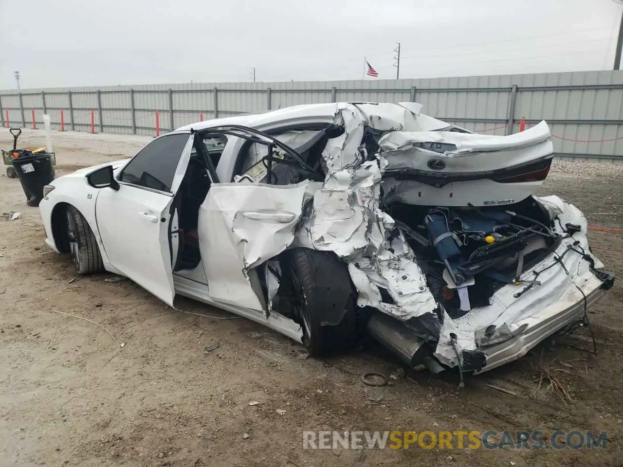2 Photograph of a damaged car 58AGZ1B18MU102472 LEXUS ES350 2021